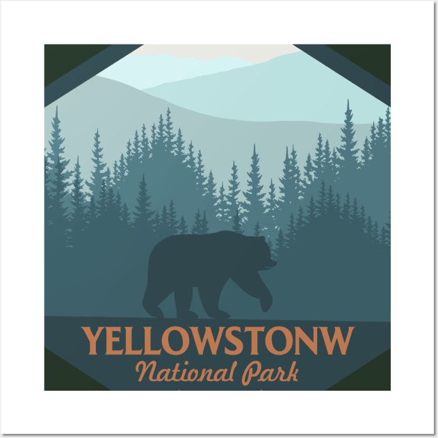 Yellowstone national park Wall Art by Tonibhardwaj